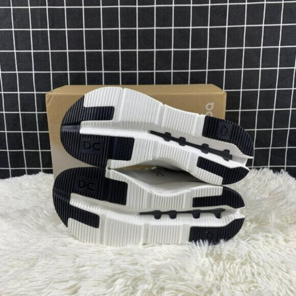 New ON Running Cloud Cloudnova White Sand Womens Casual Fashion Sneake - Picture 6 of 7